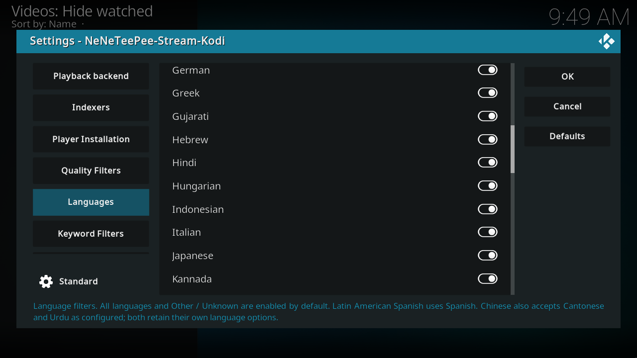 Languages, view 4